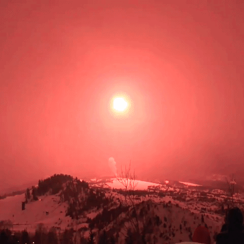 Record Setting Firework Over Steamboat Springs