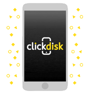 clickdiskartefinal marketing digital celular busca anuncie Sticker