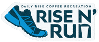 Tennis Shoe Run Sticker by Daily Rise Coffee