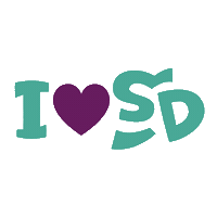 I Love San Diego Sticker by So Diego