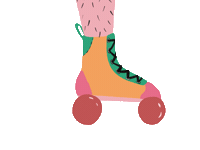 Art Run Sticker by Gelyane