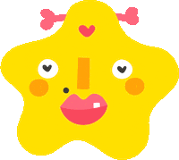 face star Sticker by Javi Roque