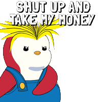Black Friday Want Sticker by Pudgy Penguins