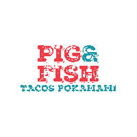 Pig And Fish Sticker