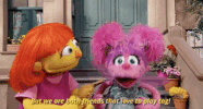 but we are both friends that love to play tag GIF by Night of Too Many Stars HBO