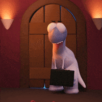 Tired Coming Home GIF by Claynosaurz