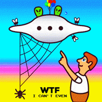 Aliens Wtf GIF by PEEKASSO
