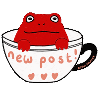 Social Media Coffee Sticker