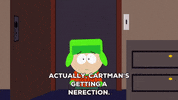 kyle broflvski talking GIF by South Park 