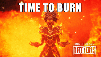 farawaygg hot summer fire heat GIF