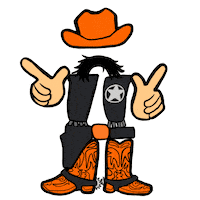 Football Basketball Sticker by Oklahoma State University