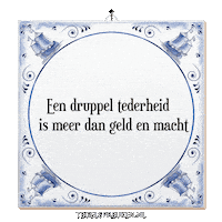 Hart Wijsheid Sticker by Tegelspreuken.nl
