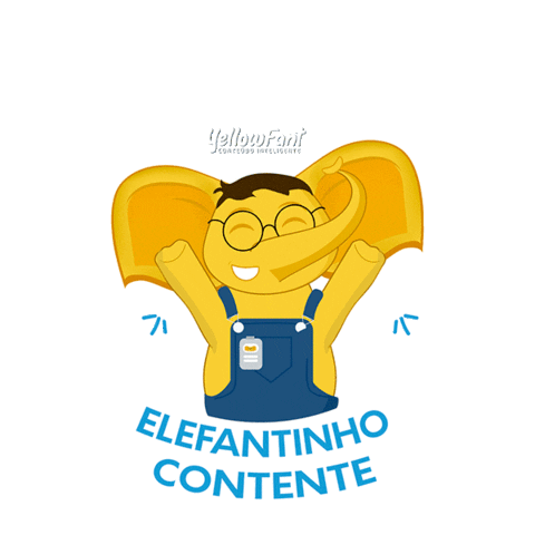 yellow_fant giphyupload happy sticker aesthetic Sticker