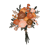 Flowers Leaves Sticker