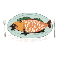 Climate Change Fish Sticker by INTO ACTION