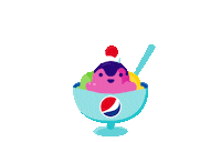 Ice Cream Dessert Sticker by Pepsi #Summergram