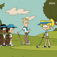 Golfing The Loud House GIF by Nickelodeon