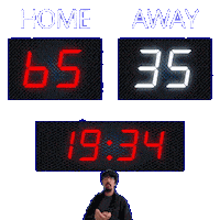 35 Away Sticker