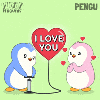 I Love You Heart GIF by Pudgy Penguins
