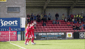 Celebration Congratulations GIF by Cliftonville Football Club