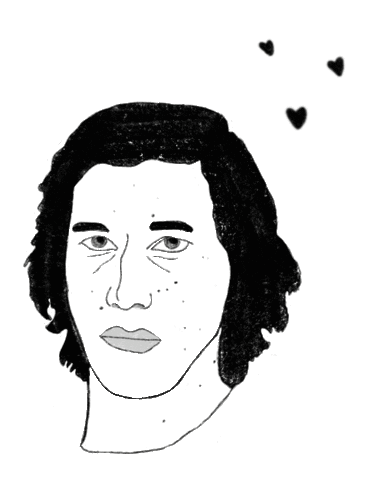 Adam Driver Sticker