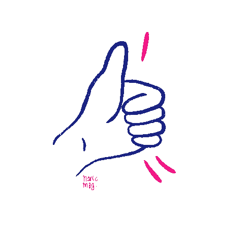 narcomag giphyupload cool good hand Sticker