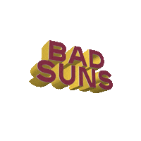 Bad Suns Art Sticker by Epitaph Records