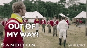 Get Out Of My Way Move GIF by MASTERPIECE | PBS