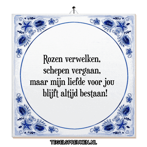 Hart Nl Sticker by Tegelspreuken.nl