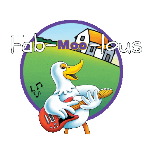 Duck Moosical Sticker by MooMusicMaidenhead