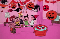 Its The Great Pumpkin Charlie Brown Party GIF by Halloween