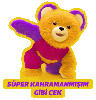 Teddy Bear Fun Sticker by Unilever Turkiye