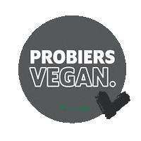 Go Vegan Sticker by Swissveg