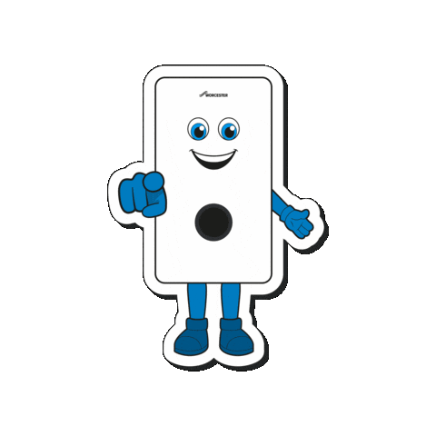 Character Mascot Sticker by Worcester Bosch