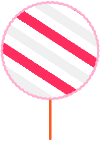 ArkDes lollipop polka arkdes pepparkakshus2021 Sticker