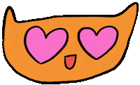 In Love Hearts Sticker