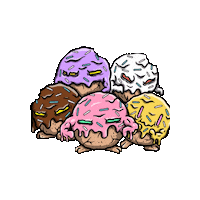 Donut Hole Kfkf Sticker by Kinda FIt Kinda Fat