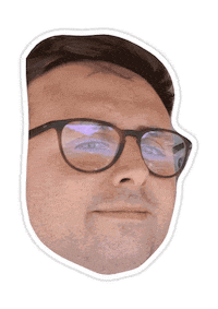 Man Glasses Sticker by Vivid People Disco