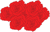 Red Roses Sticker