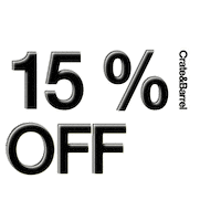 Shopping Sale Sticker by Crate and Barrel