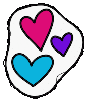 Happy Love You Sticker by Poptimism Art and Lettering