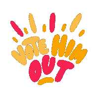 Voting Donald Trump Sticker by Creative Courage