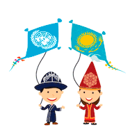 Children Un Sticker by uninkazakhstan