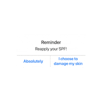 Sunscreen Spf Sticker by The Vanity Lab
