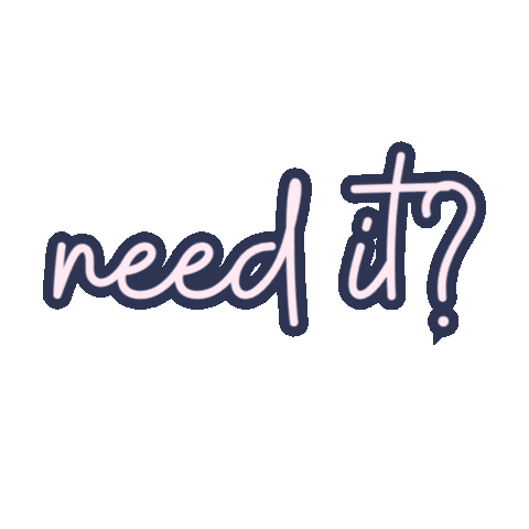 Need It Sticker by Ulka Rocks