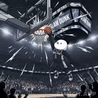 Nba Playoffs Panda GIF by Kanpai Pandas