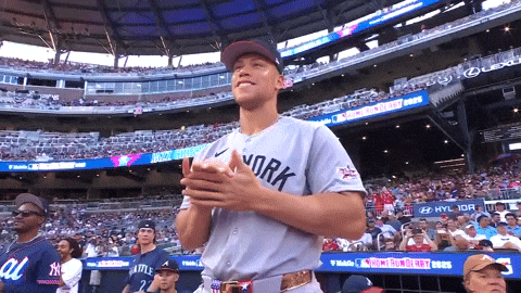 New York Yankees Smile GIF by MLB