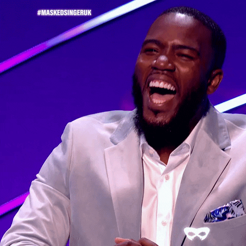 Laugh Lol GIF by The Masked Singer UK & The Masked Dancer UK