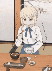 Fate Stay Night Eating GIF