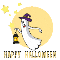 halloween ghost Sticker by Omer